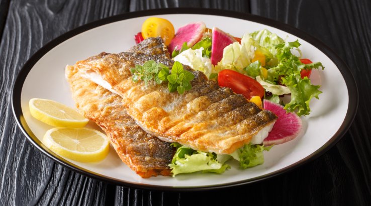 Смажене філе сибаса рецепт