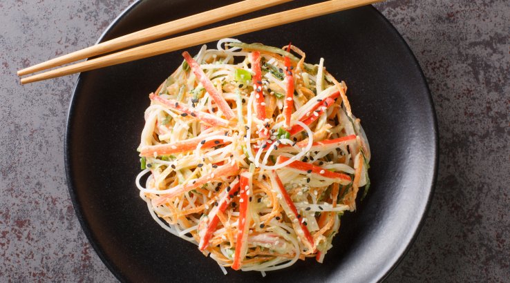 Салат з крабовими паличками