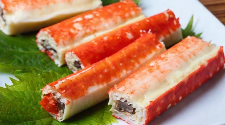 Фаршировані крабові палички