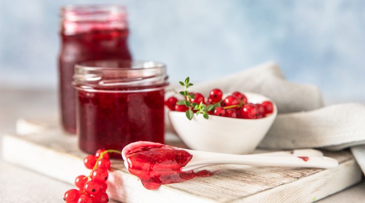 Желе з порічок і суниці