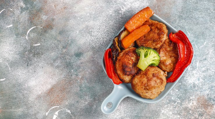 Котлети з помідорами