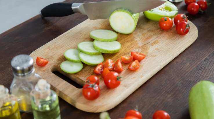 Кабачки и томаты