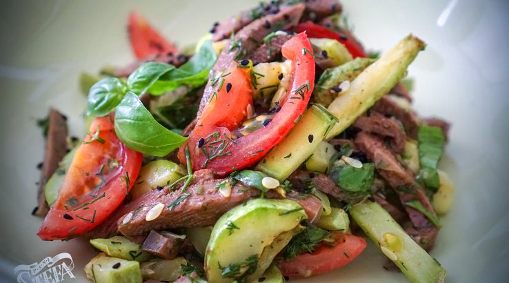 Салат з язиком