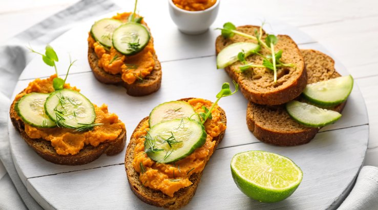 Гарбузова ікра з нутом