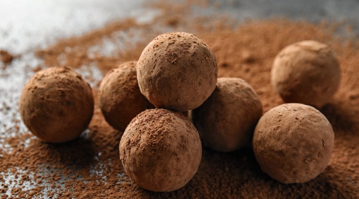 Шоколадні тюфелі з какао