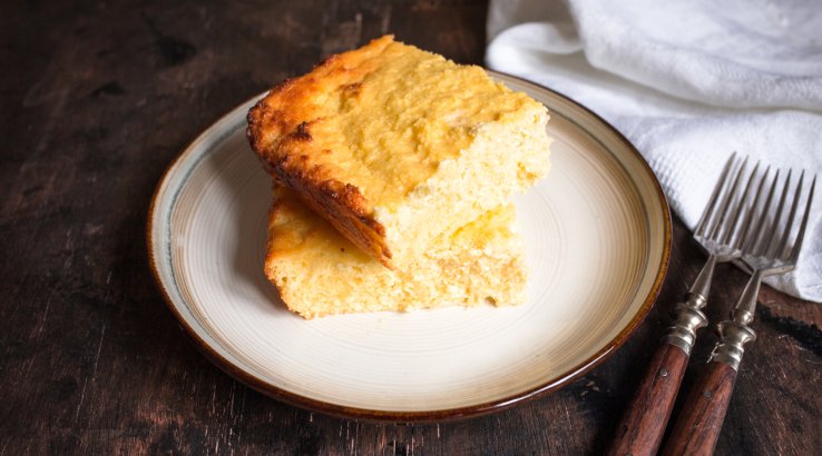 Пиріг з кускусу з сиром