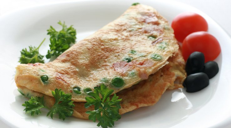 Омлет із зеленню