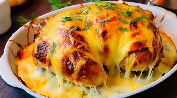 томатная курица под сыром