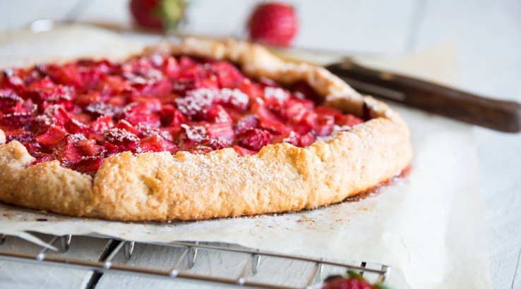 Галета з полуницею і маскарпоне