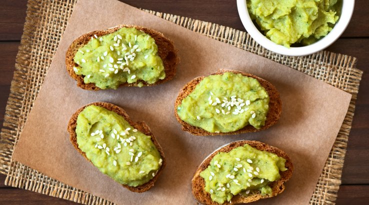 Намазка із зеленого горошку