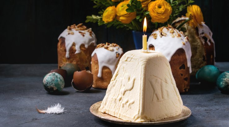 Сирна паска на помадці