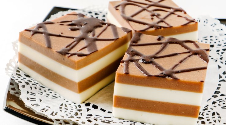 Молочно-шоколадний десерт «Смугастик»