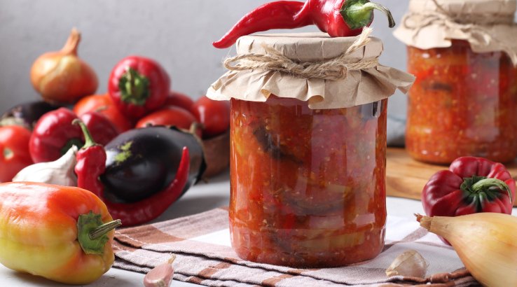 Баклажани в аджиці