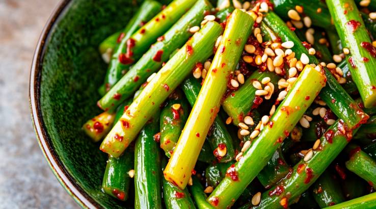 Часникові стрілки по-корейськи