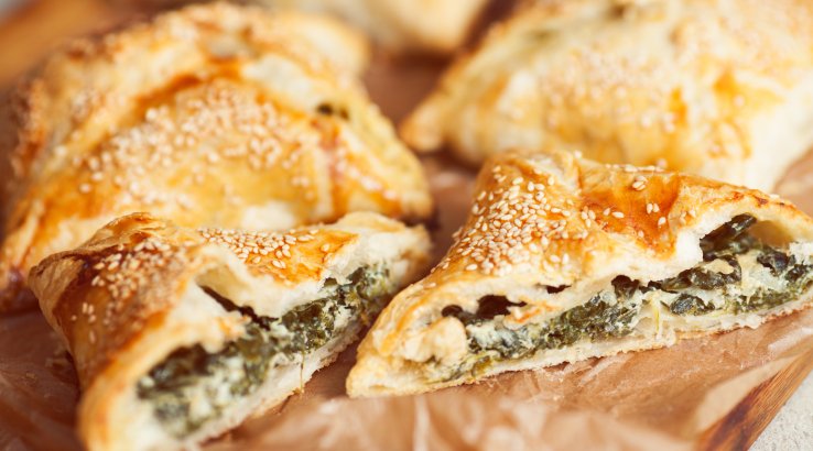 Пиріг зі шпинатом і фетою