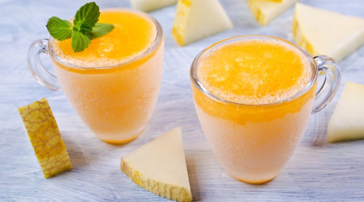 Заморожений десерт з дині