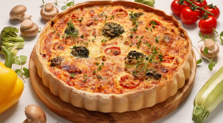 Тарт с овощами