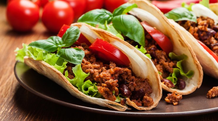 Тако-бургер з салатом