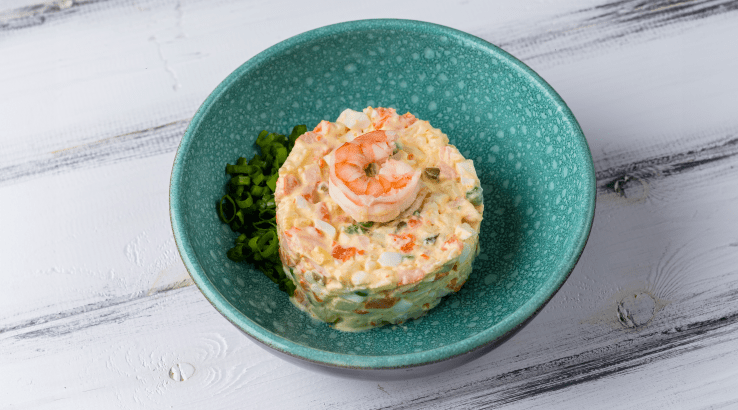 Олів'є з креветками