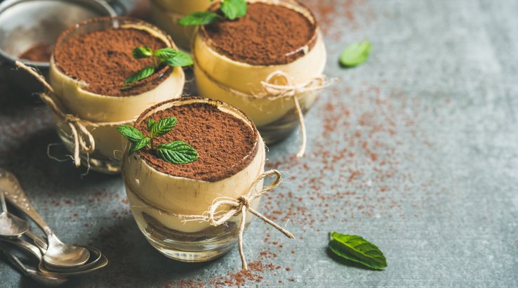 Тирамісу з листочком мʼяти