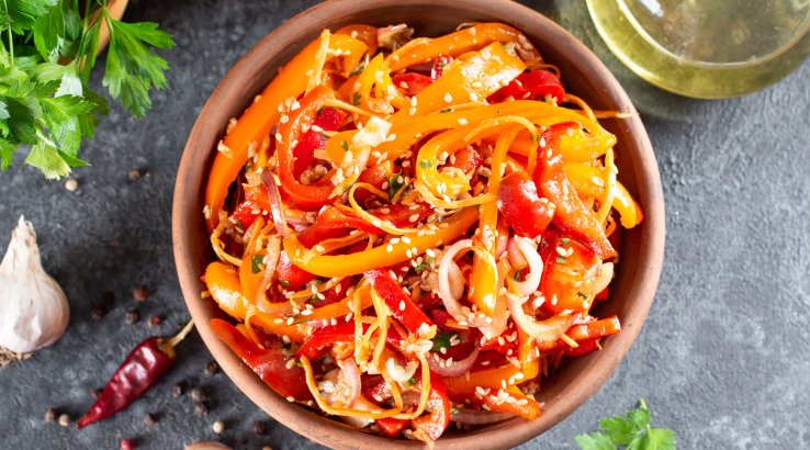 Болгарський перець по-корейськи