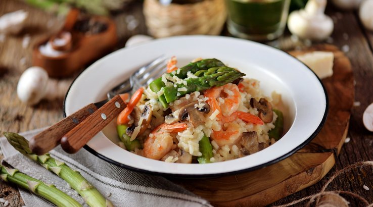 Ризото з креветками