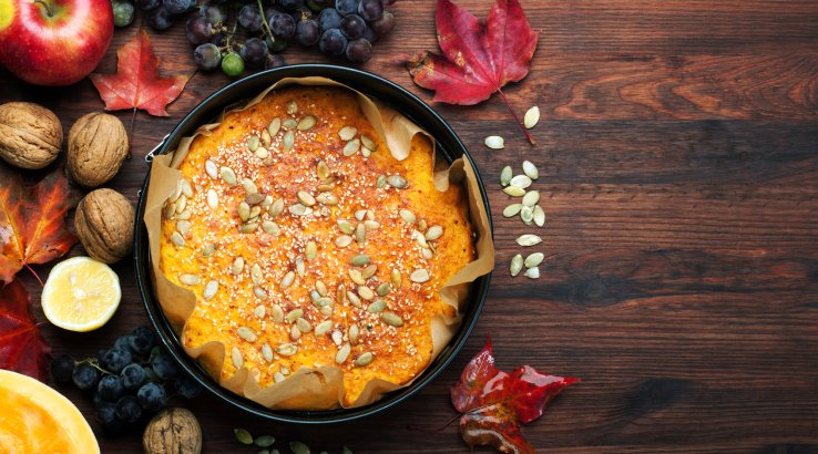 Пиріг-невидимка з гарбузом