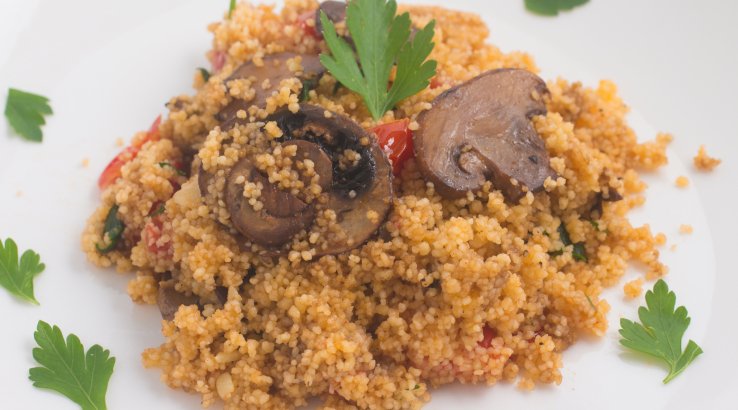 Кускус з грибами