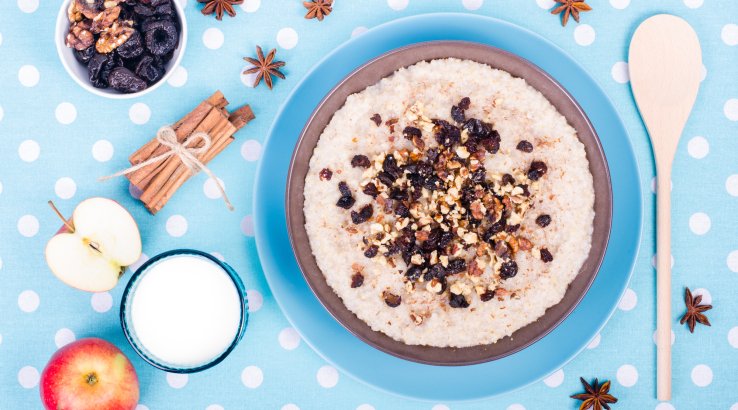 Ячна каша на молоці