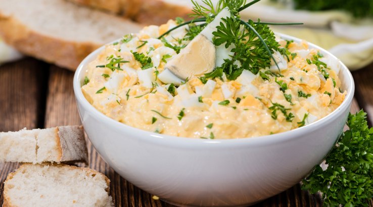 Швидкий яєчний салат