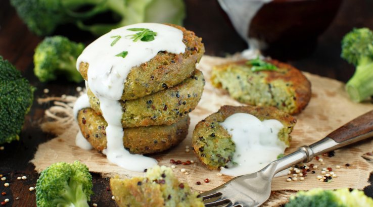 Оладки з броколі