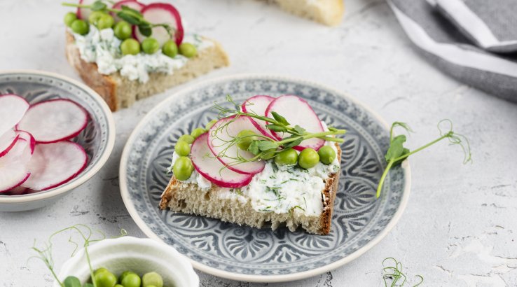 Паштет з кисломолочного сиру і редиски