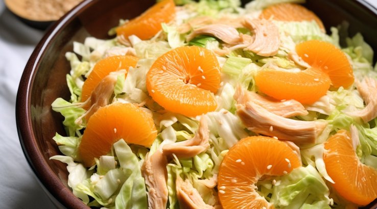 китайський салат з куркою