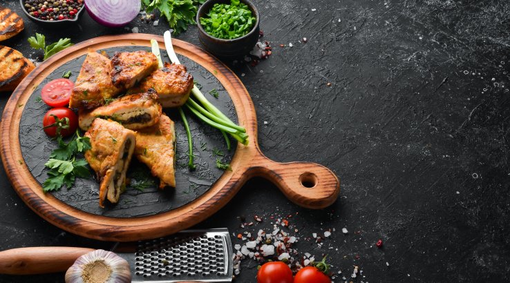 Куряче філе з грибною начинкою