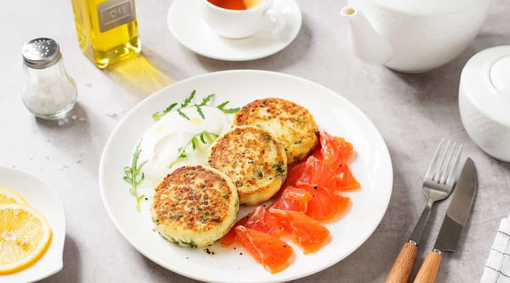 Сирники зі шпинатом