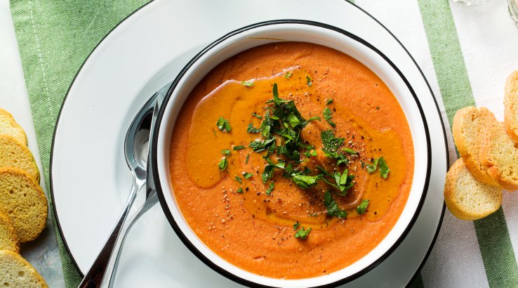 Суп-пюре з сочевицею