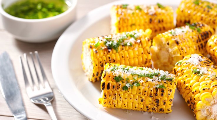 Кукурдза в аерогрилі