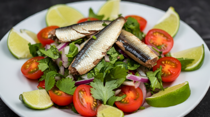 закуска з консервованих сардин