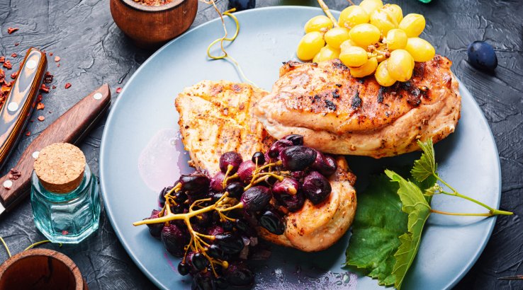 Виноград на грилі