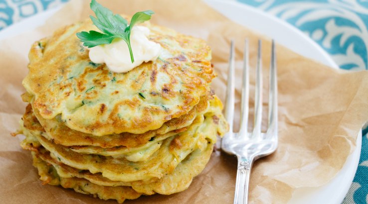 Панкейки с кабачком