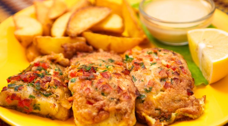 Хек у сирному клярі