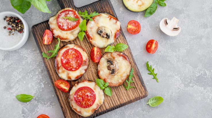 Піца з баклажанами