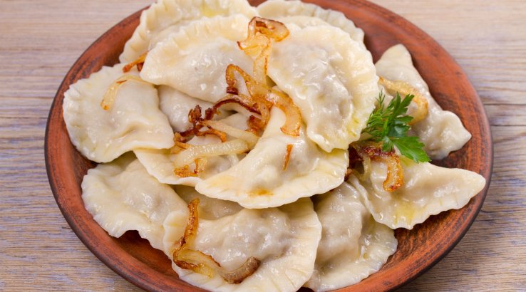 Вареники з м'ясом