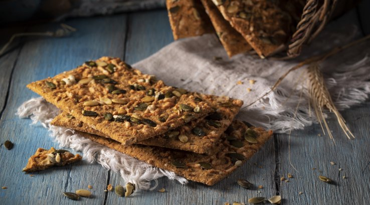 Житні хлібці з льоном