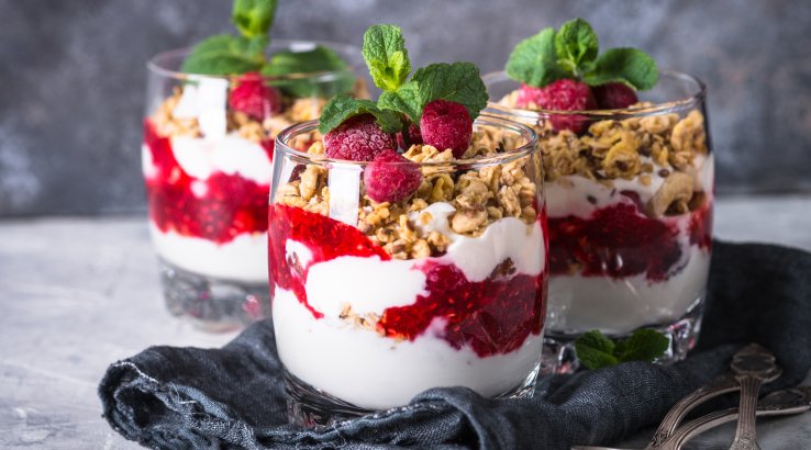 Кранахан с малиной