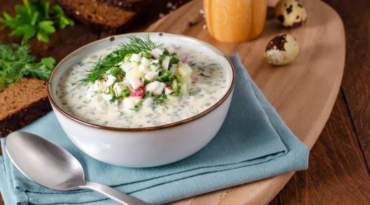 Окрошка на кефірі