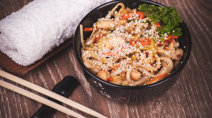 Удон з куркою