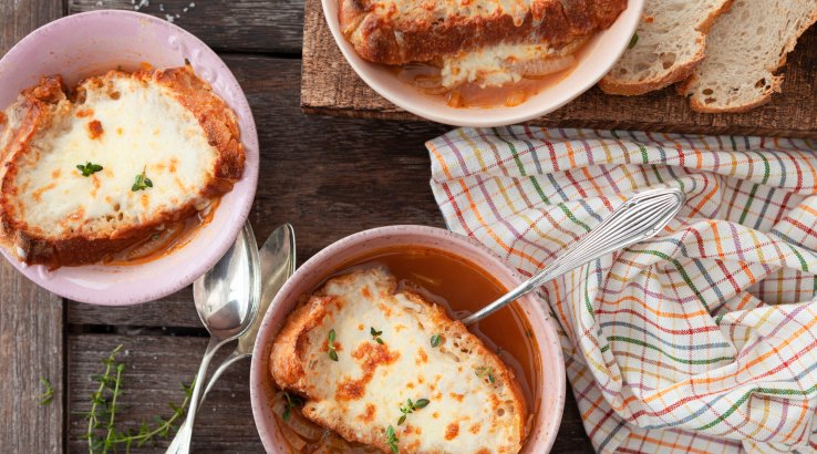 Вегетаріанський луковий суп