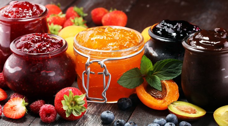 набір банок з варенням