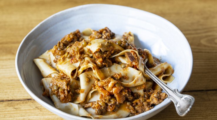 Паста із сочевицею